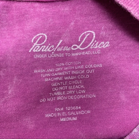 PANIC AT THE DISCO Tie Dye Short Sleeve T-Shirt - Picture 4 of 4